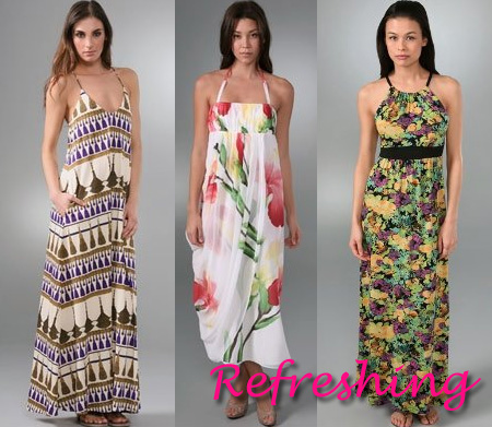 maxi dress- refreshing
